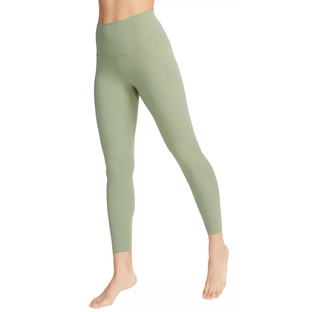 Nike Women's Zenvy Gentle-Support High-Waisted 7/8 Leggings -light green, S
